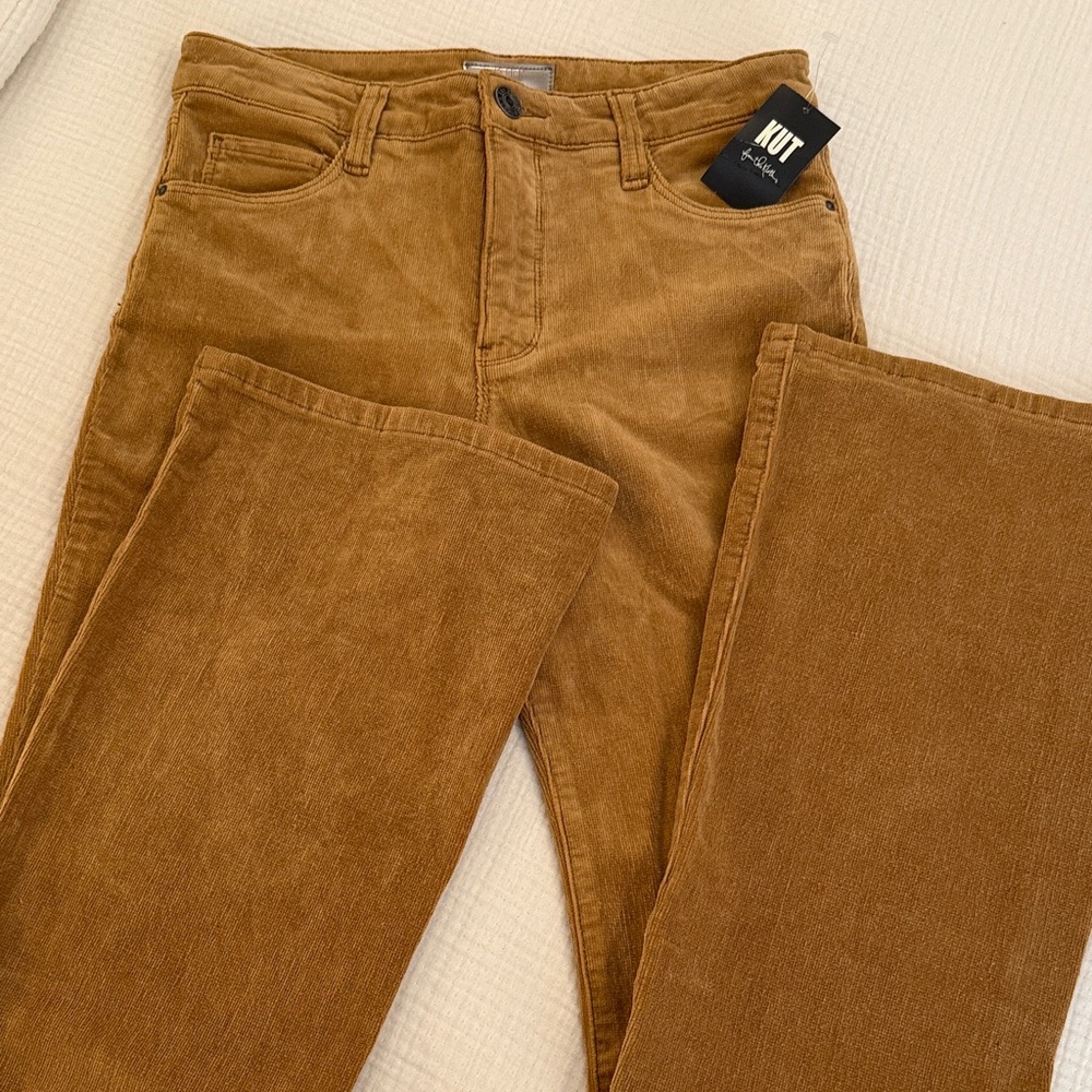 Kut from the Kloth Brown Flare & Wide Leg Jeans